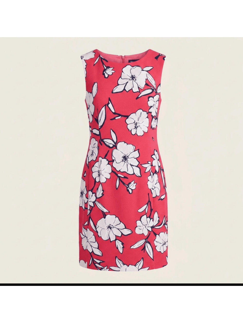NWT Jessica Howard Pink Floral Fit & Flare Dress 14 Sleeveless MSRP $98